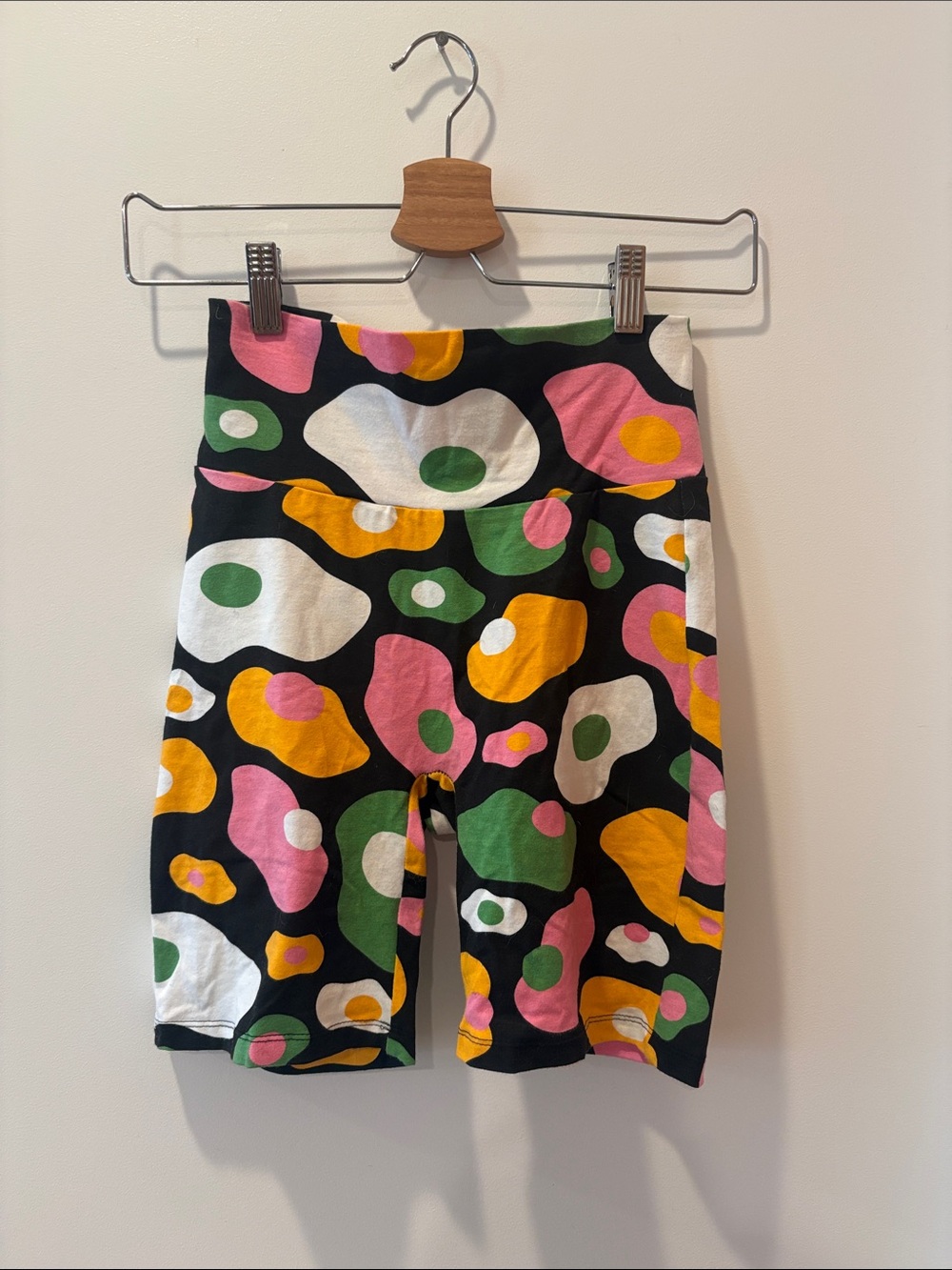 Nooworks Multicolor Floral Print Bike Shorts - Black, Pink, Yellow, Green, White